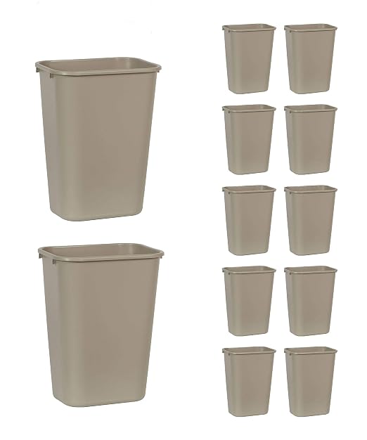 Rubbermaid Commercial Products Deskside Wastebasket/Trash Can, by RubbermaidCommercialProducts