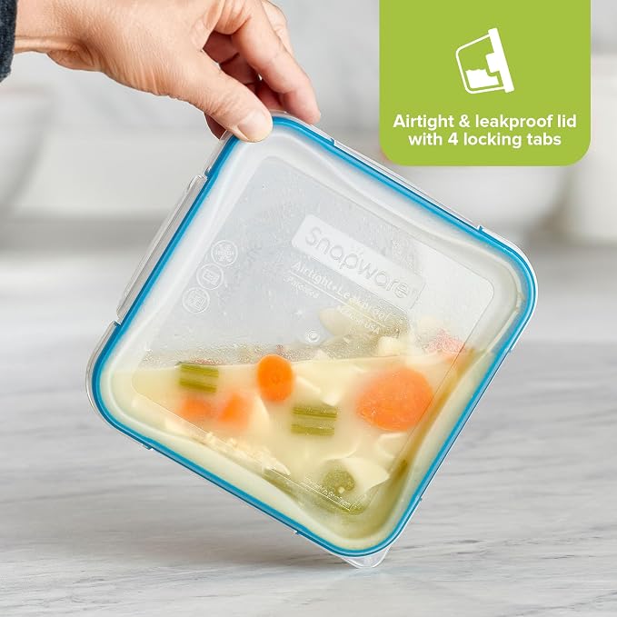 Snapware Plastic Total Solution Large Food Storage Containers Set | Meal prep - Image 3
