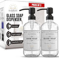 Sunrise Premium Clear Glass Soap Dispenser by SunrisePremium