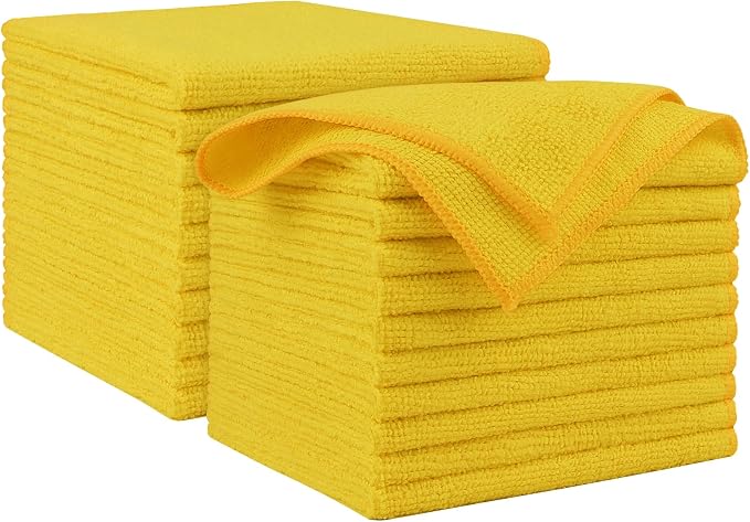 AIDEA Microfiber Cleaning Cloth-20PK, Microfiber Towels by AIDEAHOME
