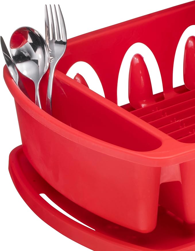 Tribello Sink Dish Drying Rack, Heavy Duty Hard Plastic Sink Set - Image 3