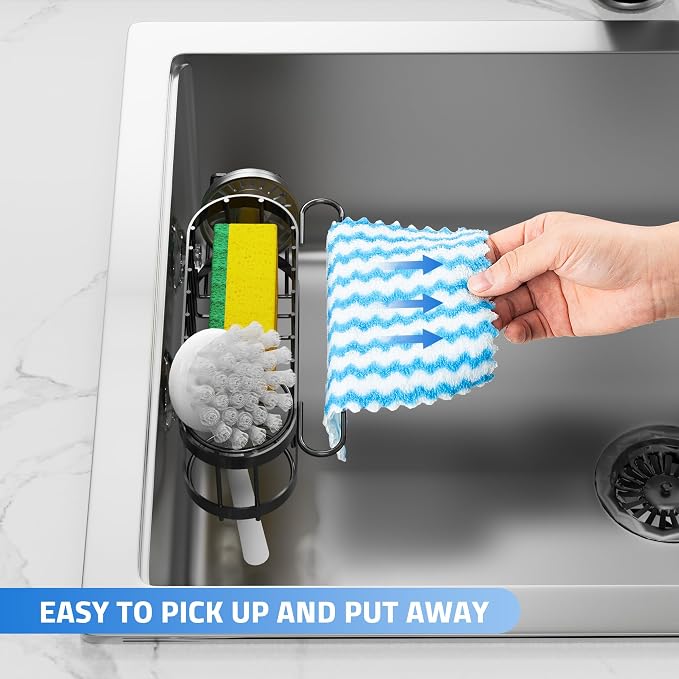 Cisily Kitchen Sponge Holder for Kitchen Sink - Image 3