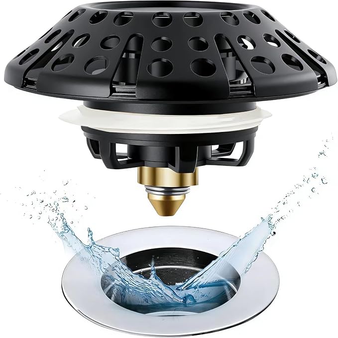 AzWzz Bathtub Drain Stopper, Pop Up Tub Stopper Plug by AzWzzTubDrainStopper
