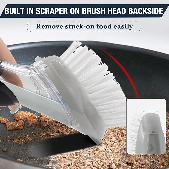 Brush Refills for OXO Dish Brush | 8 Pack Dish Brush Cleaning Soap Dispensing - Image 3