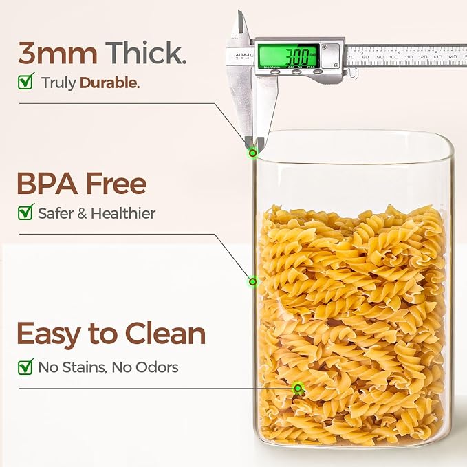 ComSaf Flour Sugar Storage Containers 4 Qt - Image 4
