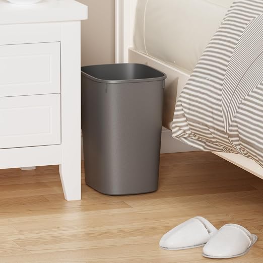 CEROELDA Small Bathroom Trash Can, 2.6 Gallon Slim Mini Garbage Can Small Trash - Image 5