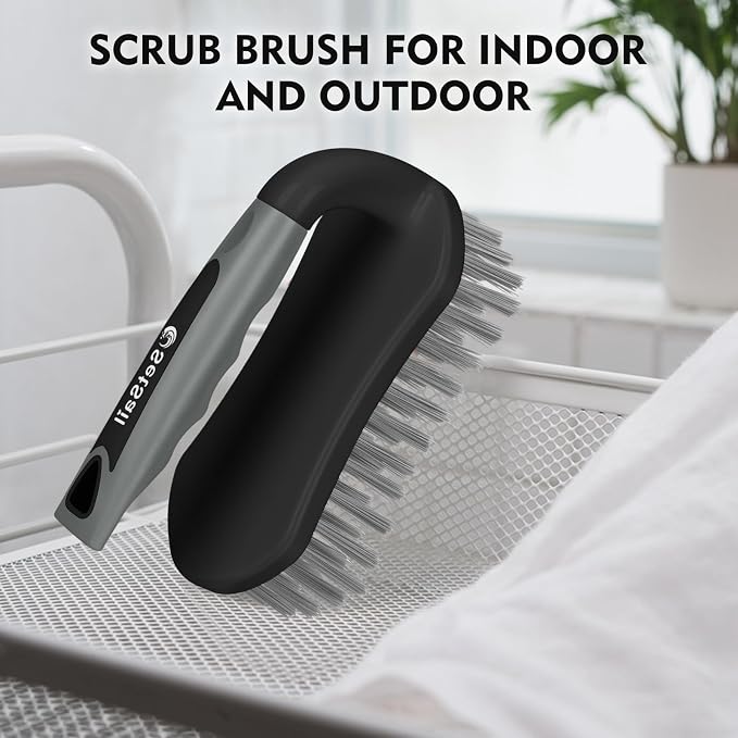 SetSail Scrub Brush, Stiff Bristle Cleaning Scrubber, 2 Pack | Durable Bristles - Image 7