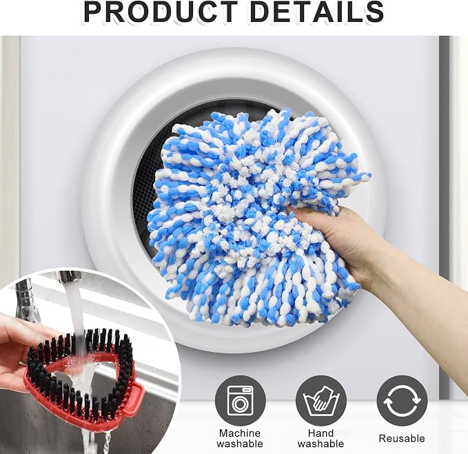 Mop Heads Replacements for Ocedar, Spin Mop Replacement for O-Cedar RinseClean - Image 5