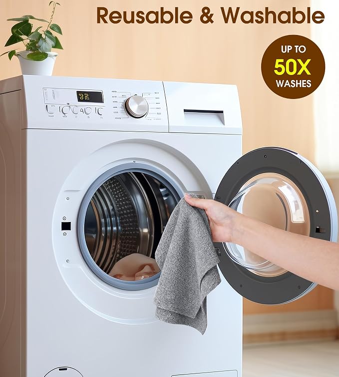 KitchLife Microfiber Cleaning Cloth Roll, 100 Pack - Image 7