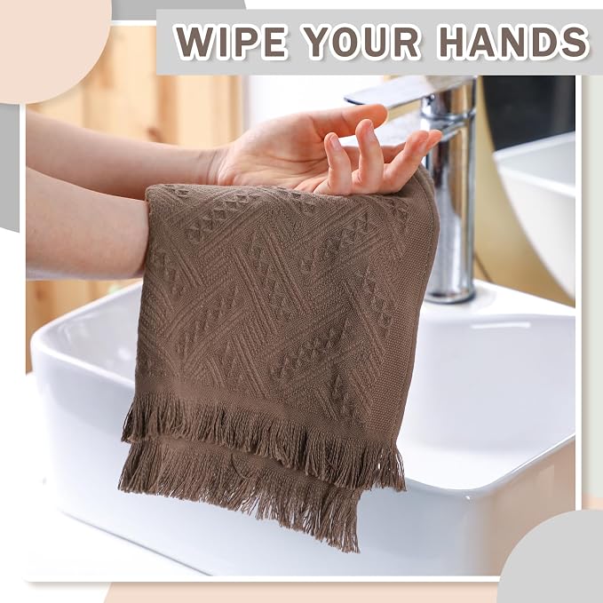 HunnmingRe 4 Pack Boho Hand Towel - Image 3
