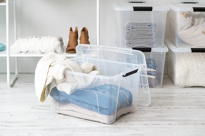 IRIS USA 6-Pack 40 Quart Storage Bins - Image 5