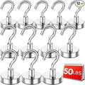 DIYMAG Magnetic Hooks, 50lbs Heavy Duty Magnets by DIYMAG