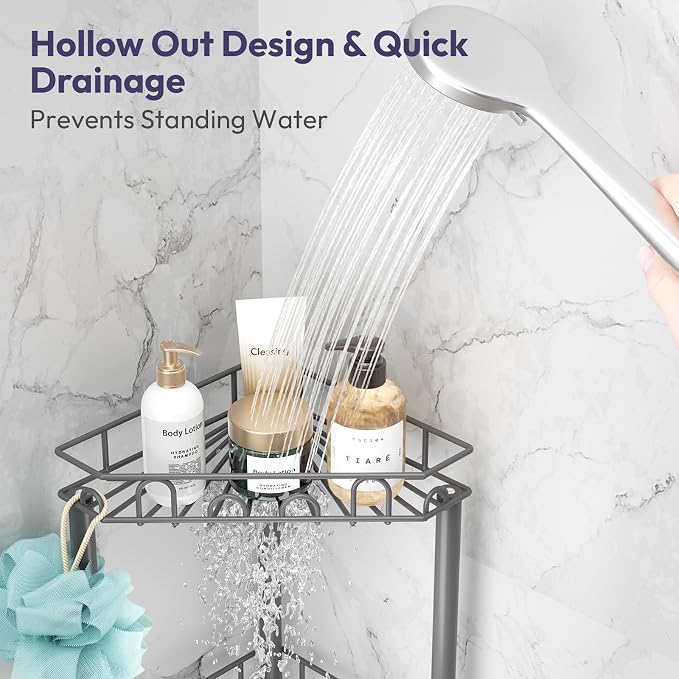 SWTYMIKI Standing Shower Caddy Corner - Image 3