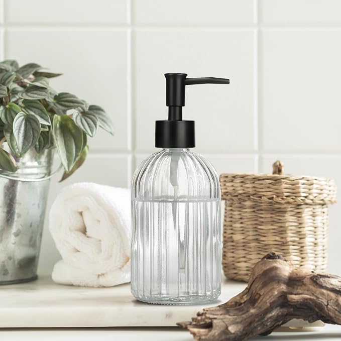 1 Pack 13.5oz Glass Soap Dispenser - Image 6
