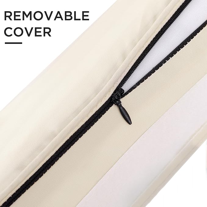 Sunolga Resistant Door Draft Stopper, Removable Washable Cover, Blocks Hot and - Image 3