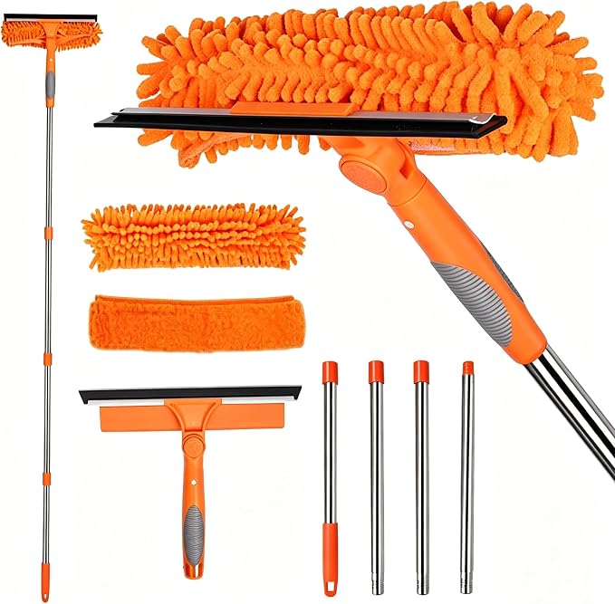 2-in-1 Window Cleaner Tool, Scrubber by Unknown