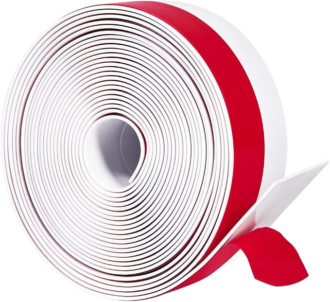 TORRAMI Wide Silicone Weather Stripping 3 inch Width 20 Feet Length, Draft by TORRAMI