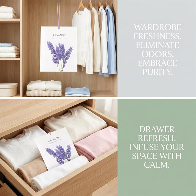 RAINFLOW 10 Pack Lavender Sachets - Image 3