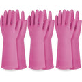 DABOGOSA Rubber Dishwashing Gloves, Non-Slip Kitchen, 3 Pairs by QualityKitchenandHome
