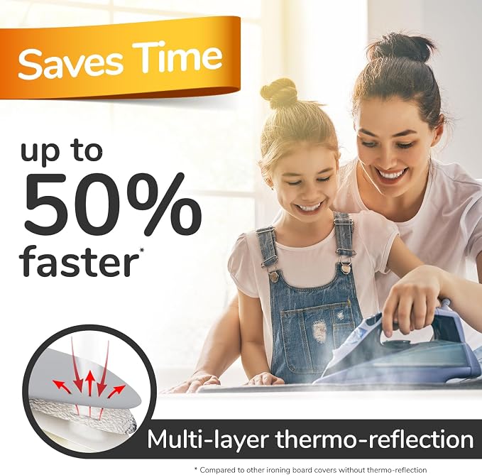 Super Soft Ironing Board Cover and Pad – 50% Faster Ironing - Image 6