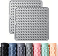 2 Pack Caketime Silicone Dish Drying Mat by CAKETIME