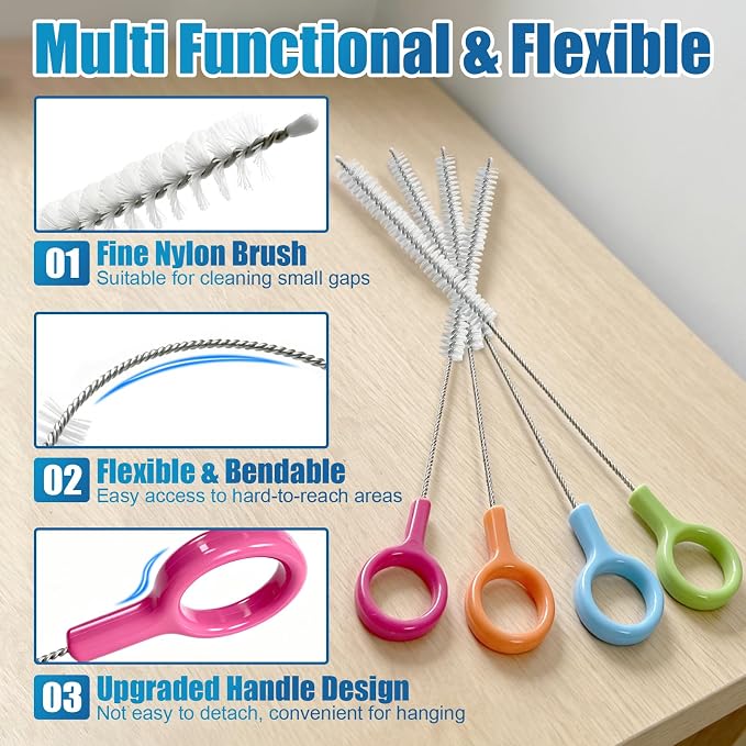 AONEZ Straw Cleaner Brush Set - Image 4