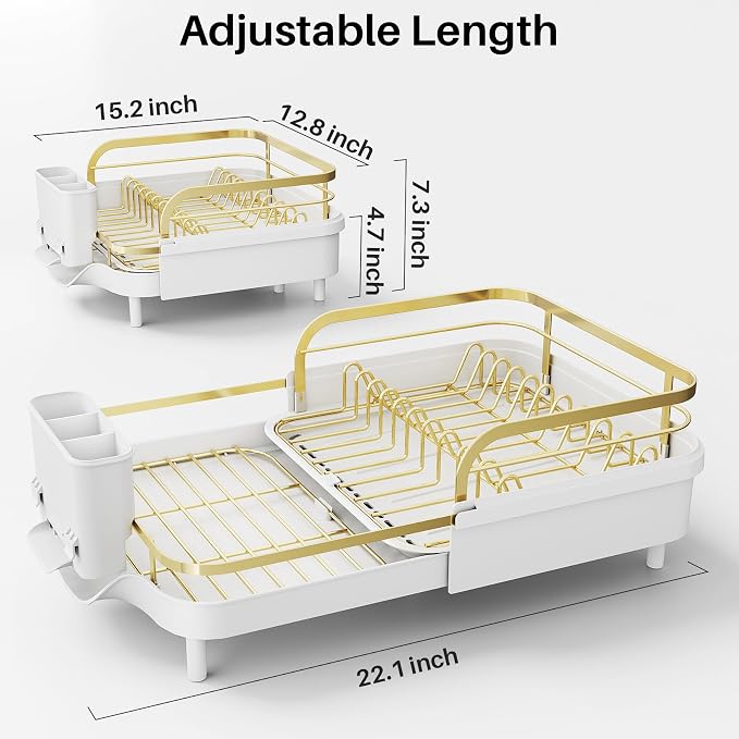 SNTD Expandable Dish Drying Rack - Image 2