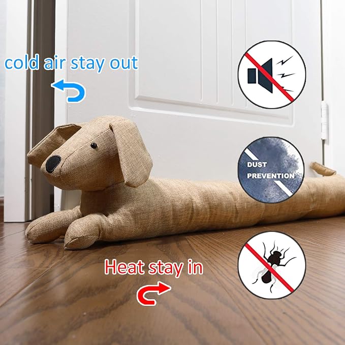 SWISSELITE 36 Inch Under Door Stopper, Decorative Door Noise Blocker | Weighted - Image 4