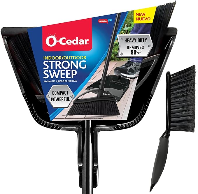 O-Cedar Strong Sweep Broom and Dustpan Set by Unknown