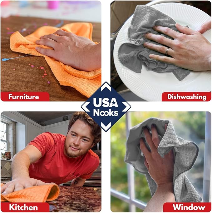 USANOOKS Microfiber Cleaning Cloth - Image 6