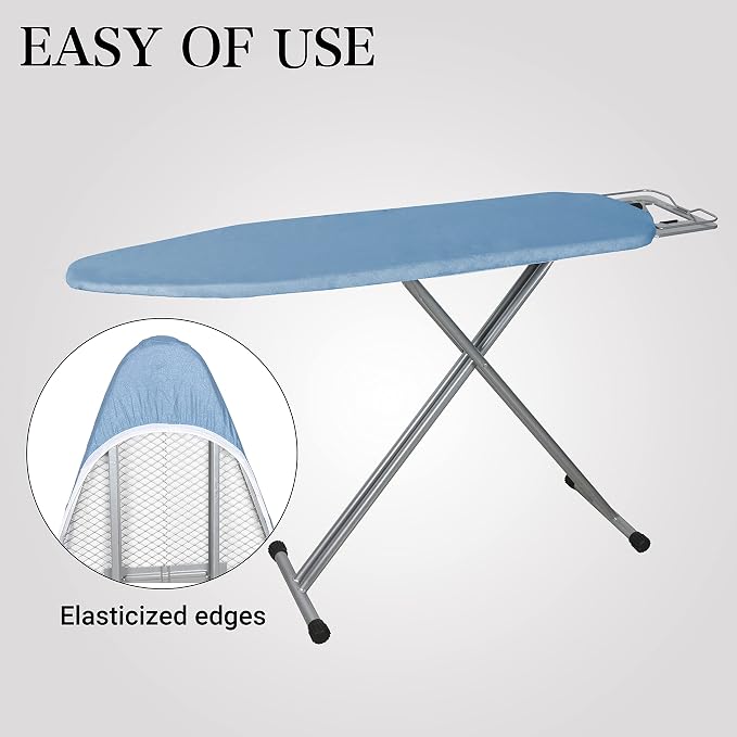 ZOES HOMEWARE Ironing Board Cover and Pad | 100% Cotton Cover - Image 5