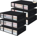 StorageRight Under Bed Storage Bags, 6 Pack, Comforters, Blankets and Seasonal by StorageRight