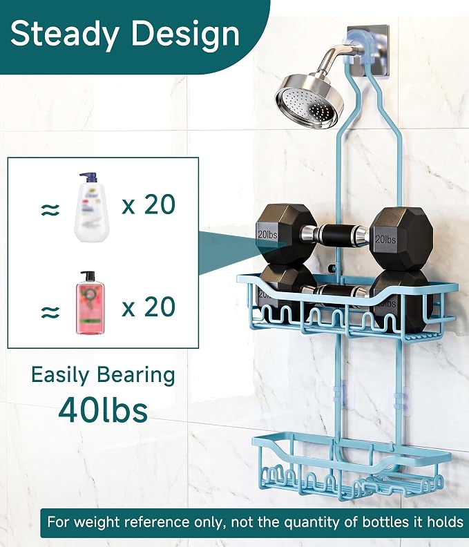 Upgraded Extended Length Shower Organizer - Image 6