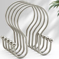 AmazerBath Shower Curtain Hooks Brushed Nickel Shower Curtain Rings, Simple by AmazerBath