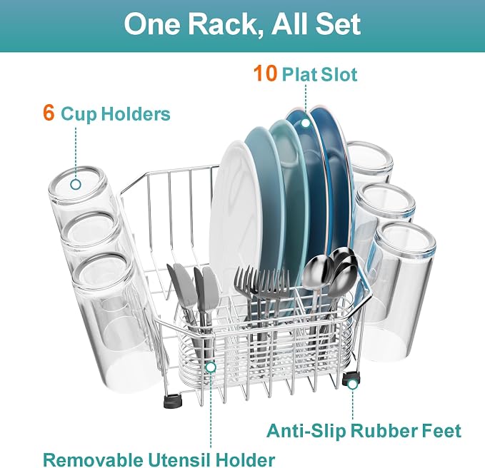 GSlife Mini in Sink Dish Drying Rack - Image 4