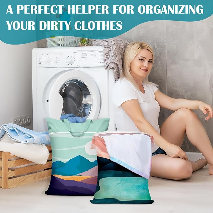2 Pcs Large Travel Laundry Bags - Image 2