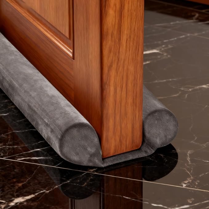 GDHOMM Door Draft Stopper for Bottom of Doors, Door Sweep Gap Filler Soundproof by GDHOMM