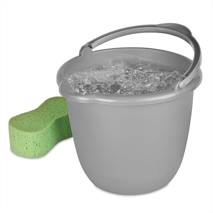 10 Qt. Spout Pail Classic Titanium, Bucket - Image 2