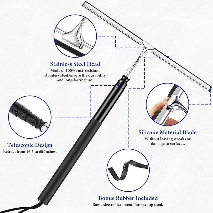 2-in-1 Window Shower Squeegee - Image 4