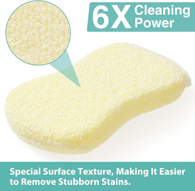 Mr. Scrub Sponges Kitchen Scrub Dish Sponge Scouring Pad, 6 Pack Cleaning Brush - Image 5