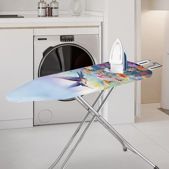 Floral Bird Ironing Board Pad, Extra Thick Heavy Duty Padded - Image 2