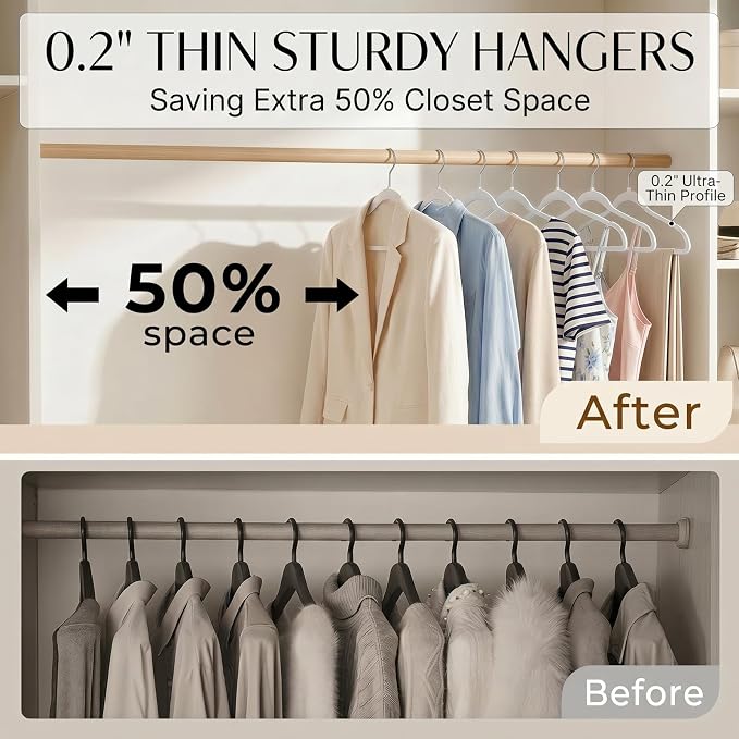 Plastic Hangers 20 Pack - Image 3