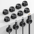 Lamicall 12 Pack Spring Cord Organizer Clips, Cable Management by Lamicall