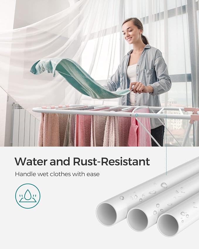 SONGMICS Clothes Drying Rack, - Image 7