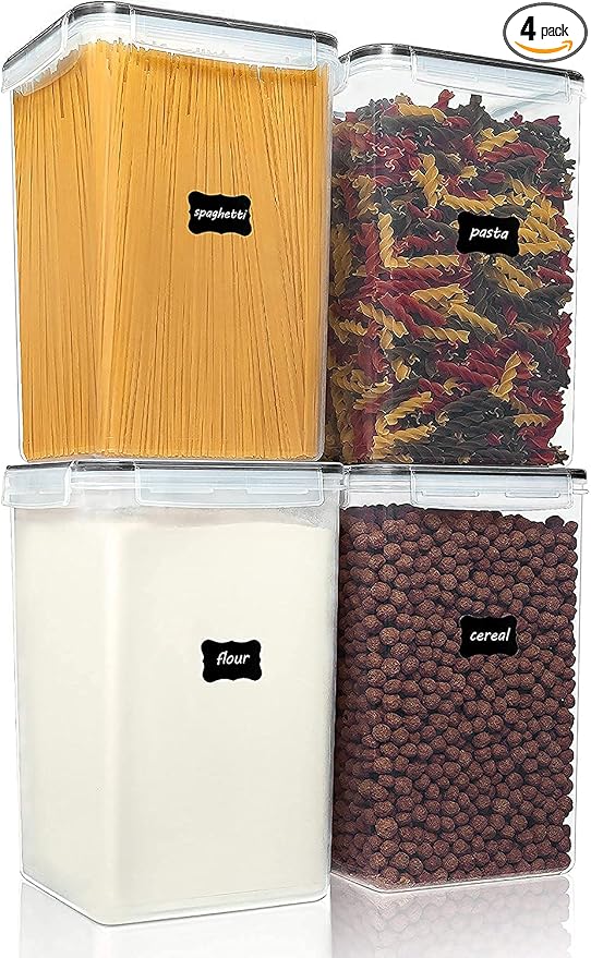 Vtopmart Extra Large Airtight Food Storage Containers, Airtight Seal, BPA Free by Vtopmart