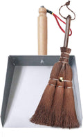 Mini Metal Dustpan and Brush Set by OakartHome
