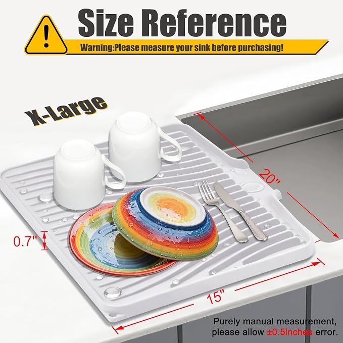 TIKNIK Silicone Dish Drying Mat - Image 2