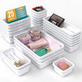 25 PCS Drawer Organizer Set, 4 Size Makeup Drawer Divider Organizer by StoreHappily