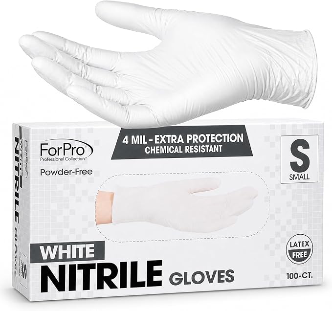 ForPro Disposable Nitrile Gloves, Chemical Resistant, Powder-Free, Latex-Free - Image 2