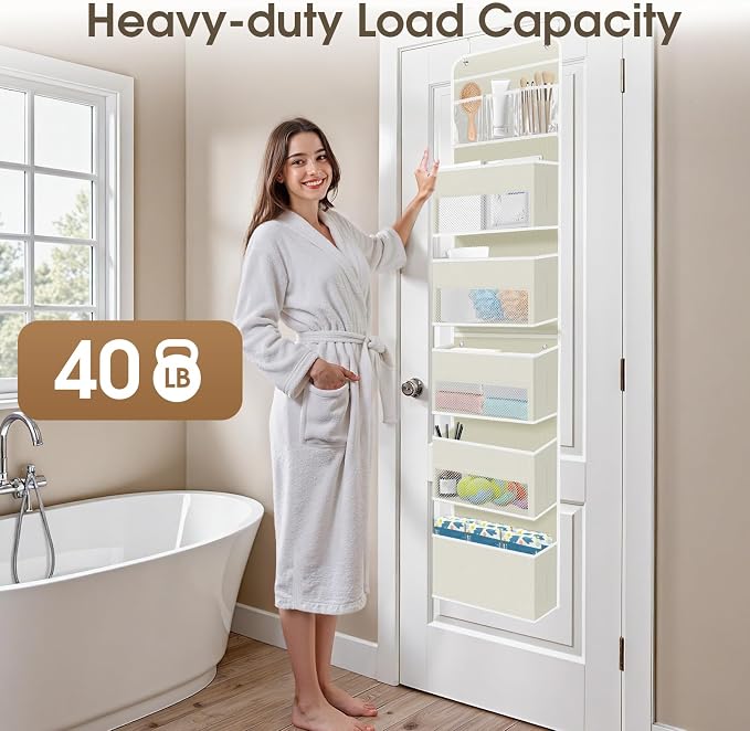 1Pack Over The Door Organizer Large Capacity Hanging Storage Room Organizer - Image 5